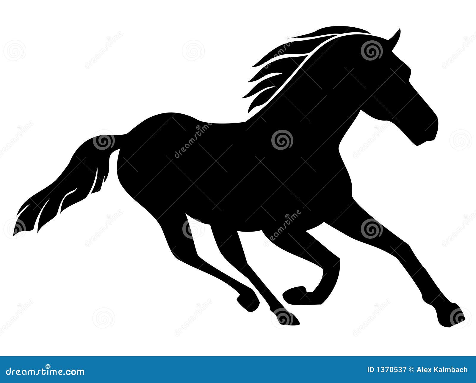 Running Horse Silhouette