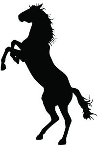 Running Horse Silhouette Clip Art Free