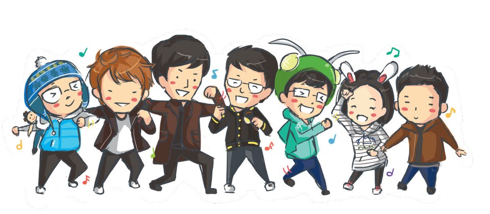 Running Man Cartoon Character