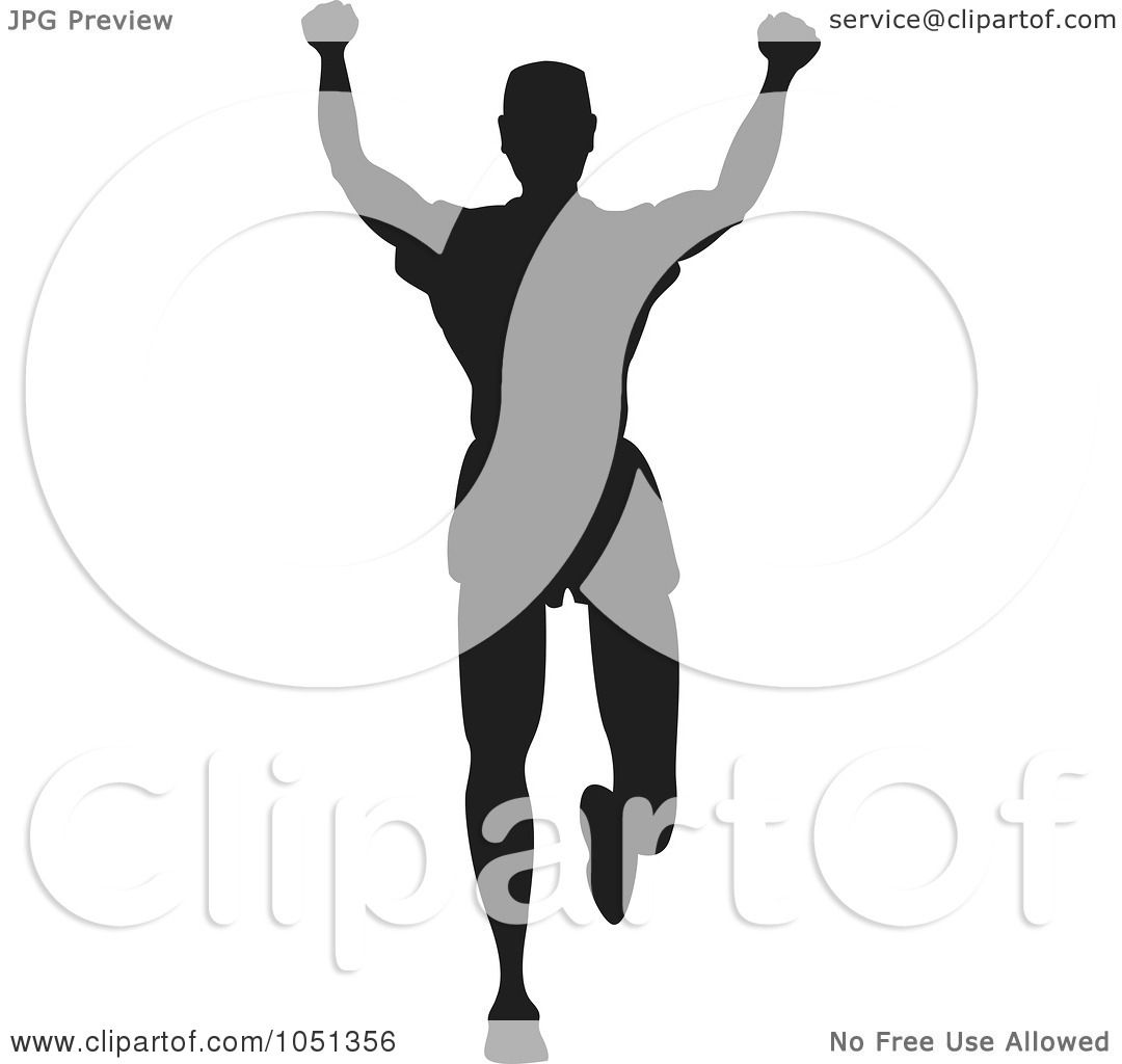 Running Man Silhouette Clip Art Free