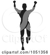 Running Man Silhouette Clip Art Free