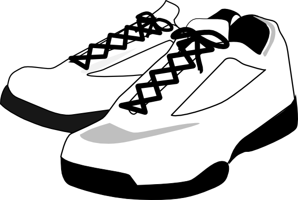 Running Shoes Cartoon