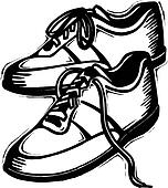 Running Shoes Clipart