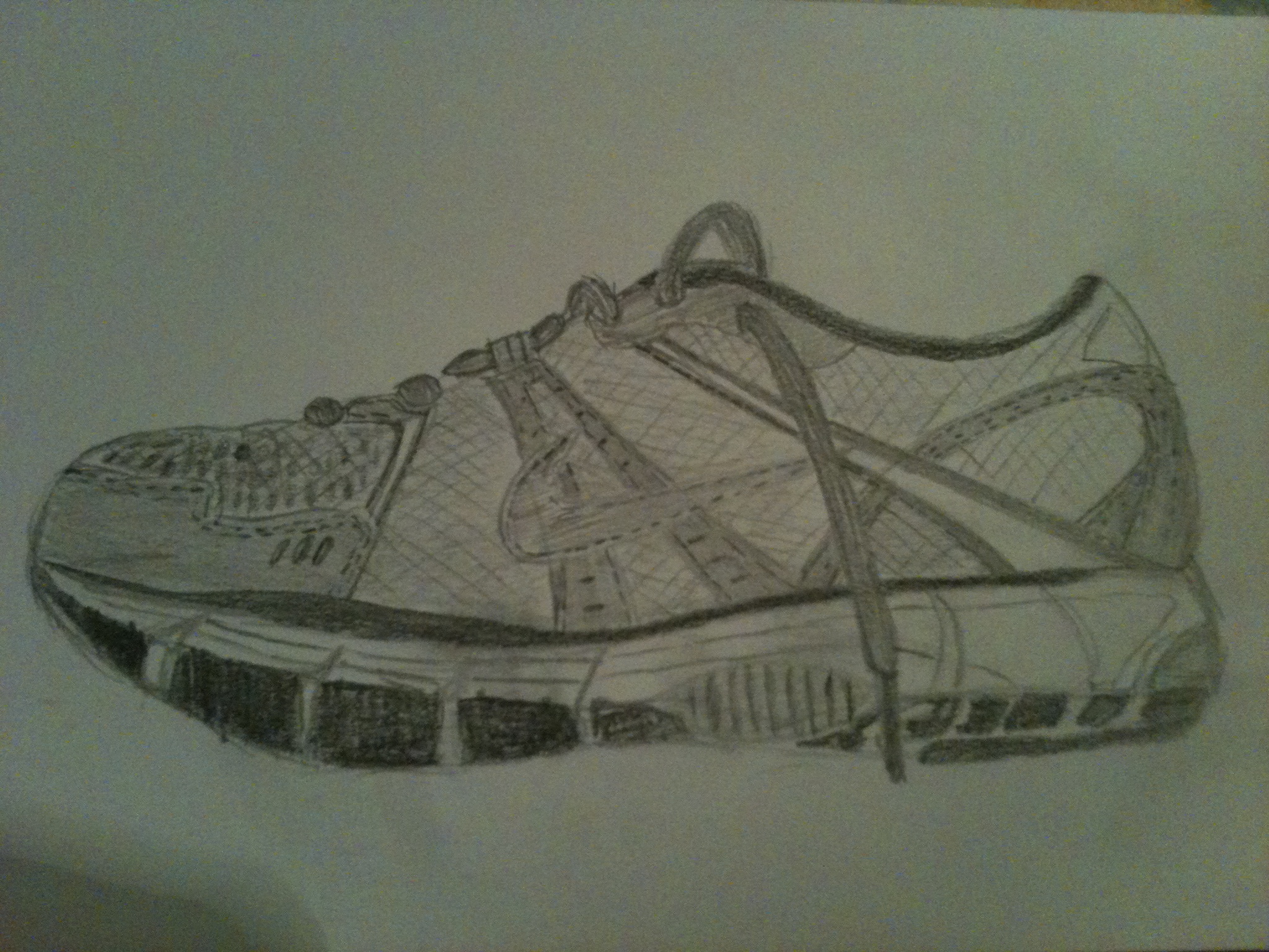 Running Shoes Drawing