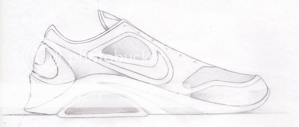 Running Shoes Drawing