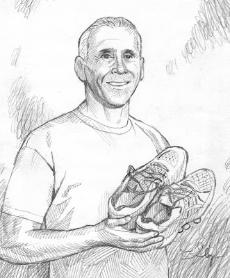 Running Shoes Drawing