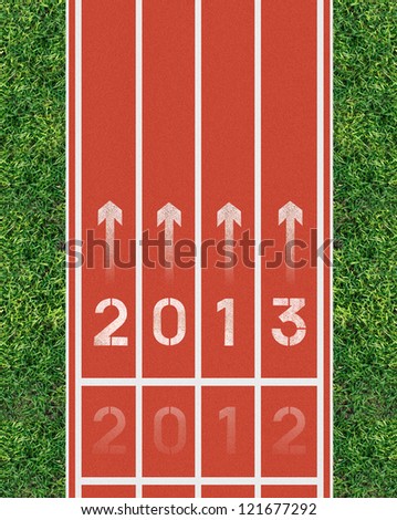 Running Track Clipart