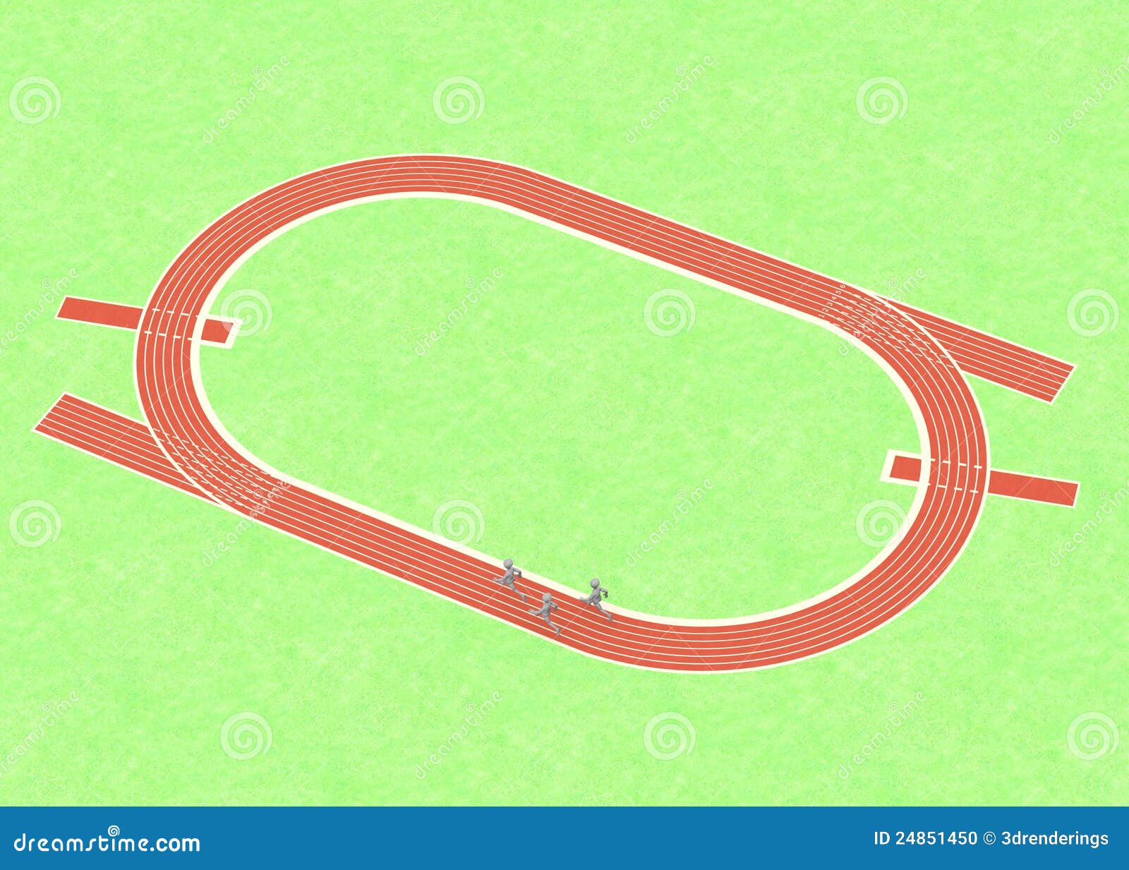 Running Track Clipart