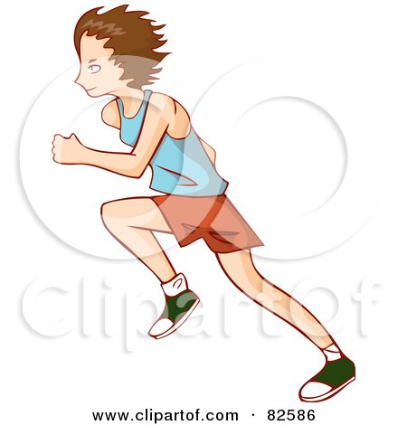 Running Track Clipart