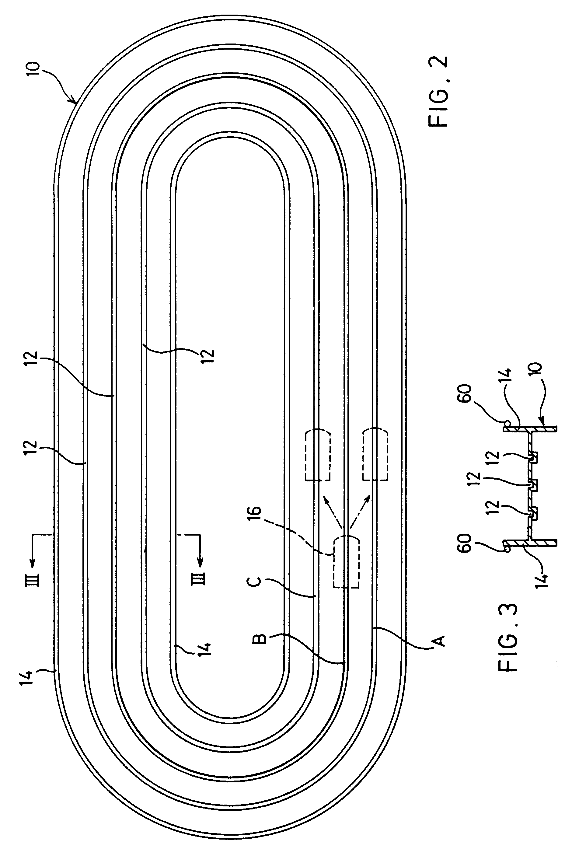 Running Track Diagram