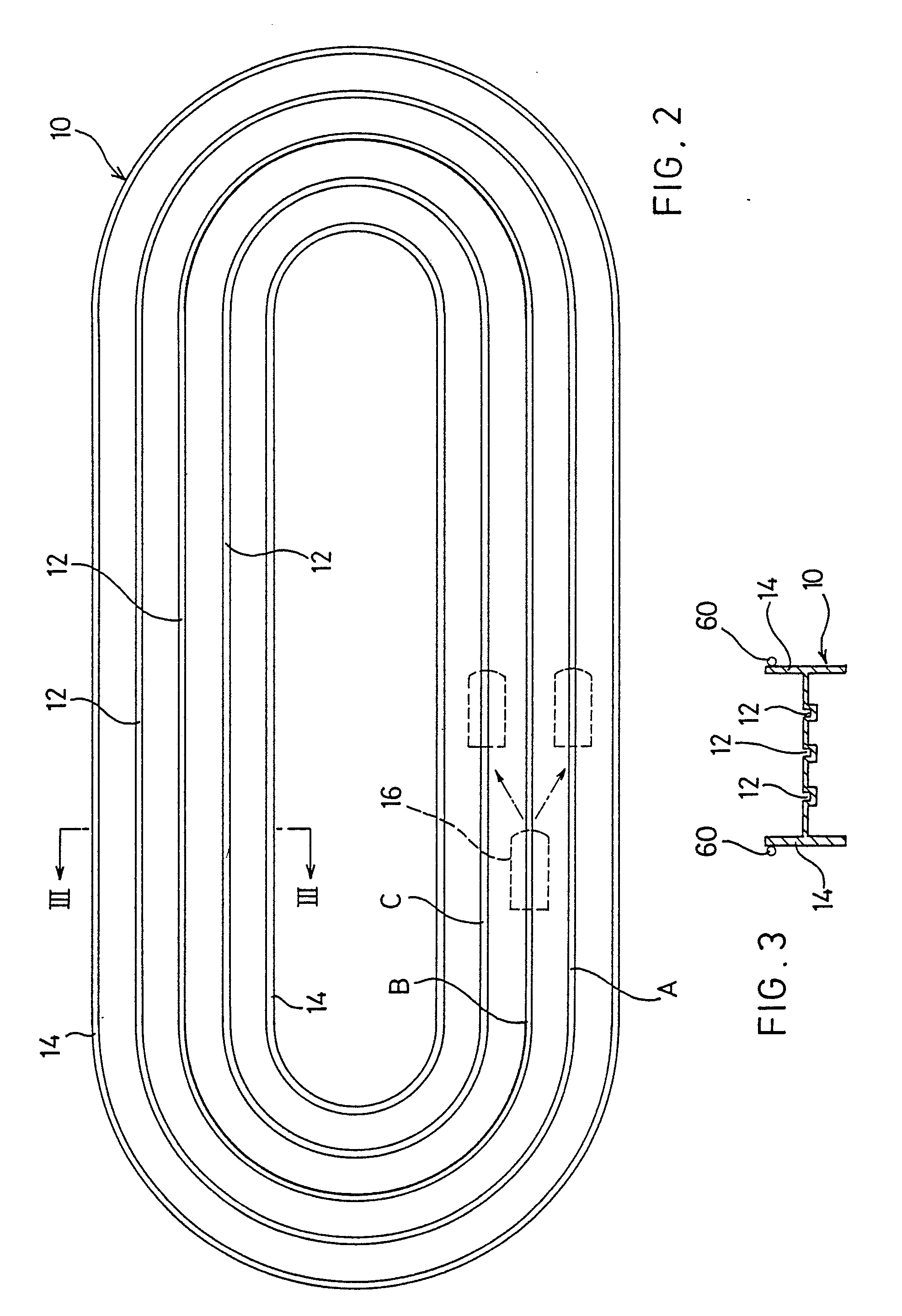 Running Track Diagram