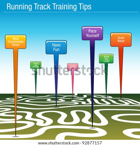 Running Track Diagram