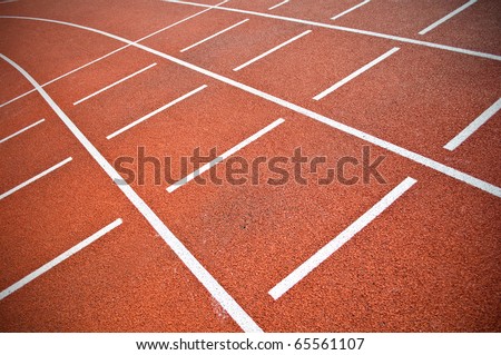 Running Track Start Lines