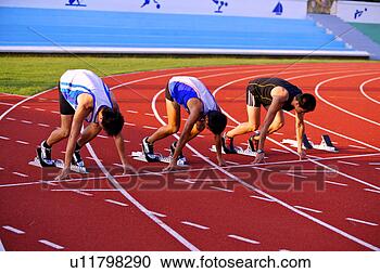 Running Track Starting Positions