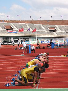 Running Track Starting Positions