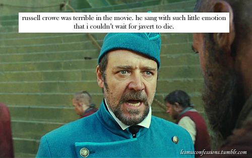 Russell Crowe Javert Singing