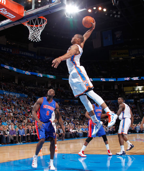 Russell Westbrook Dunk