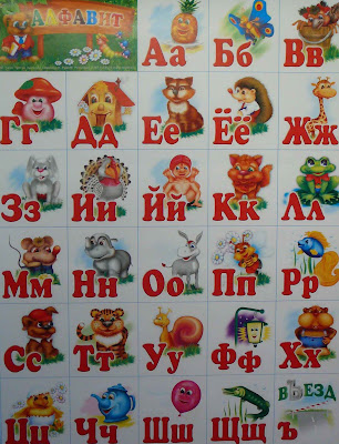 Russian Alphabet Chart