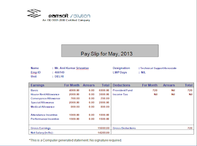 Salary Slip