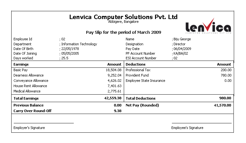 Salary Slip Download