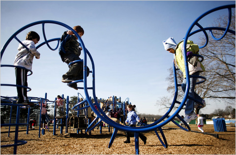 School Children Playing