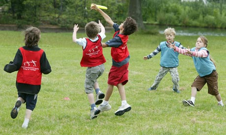 School Children Playing