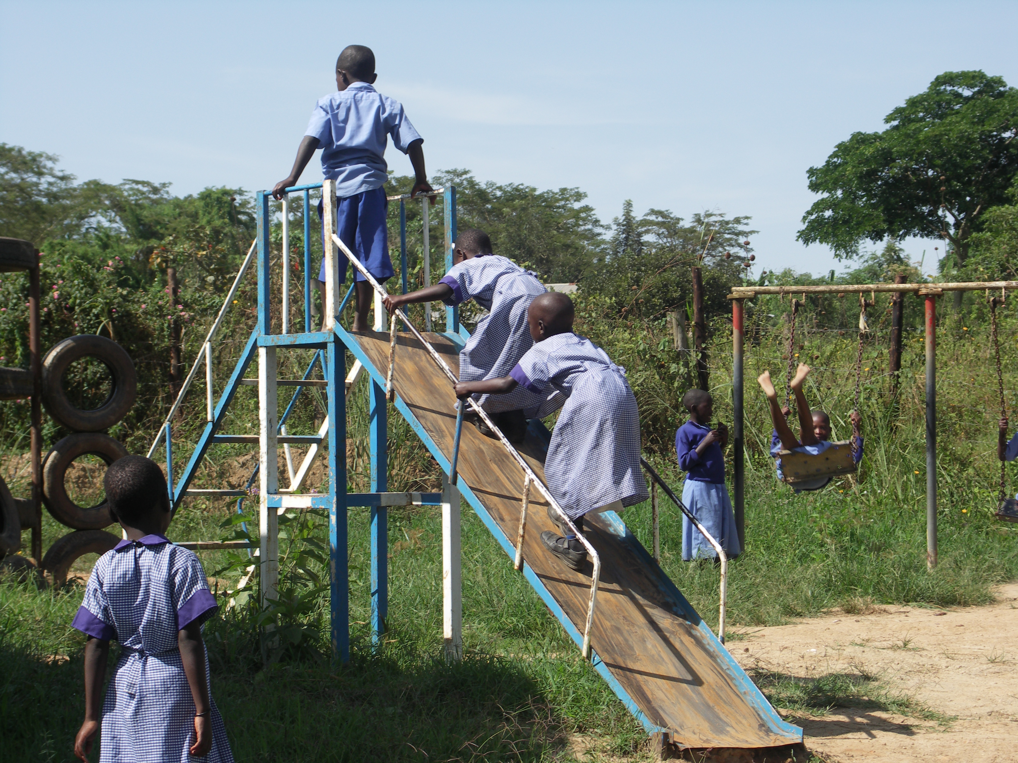 School Children Playing