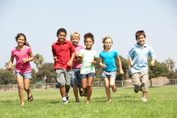 School Children Playing