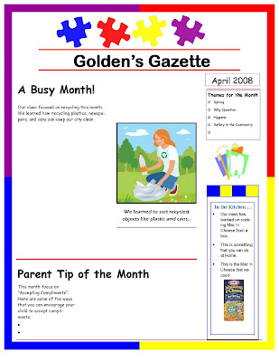 School Newsletters Examples