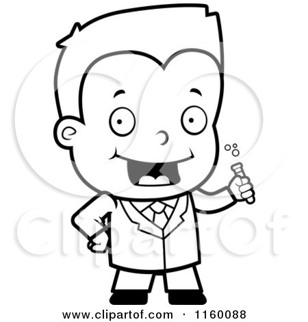 Science Clipart Black And White