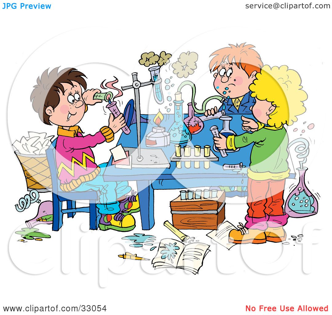 Science Experiments Clipart