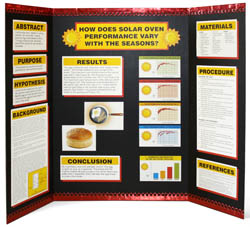 Science Fair Board Layout