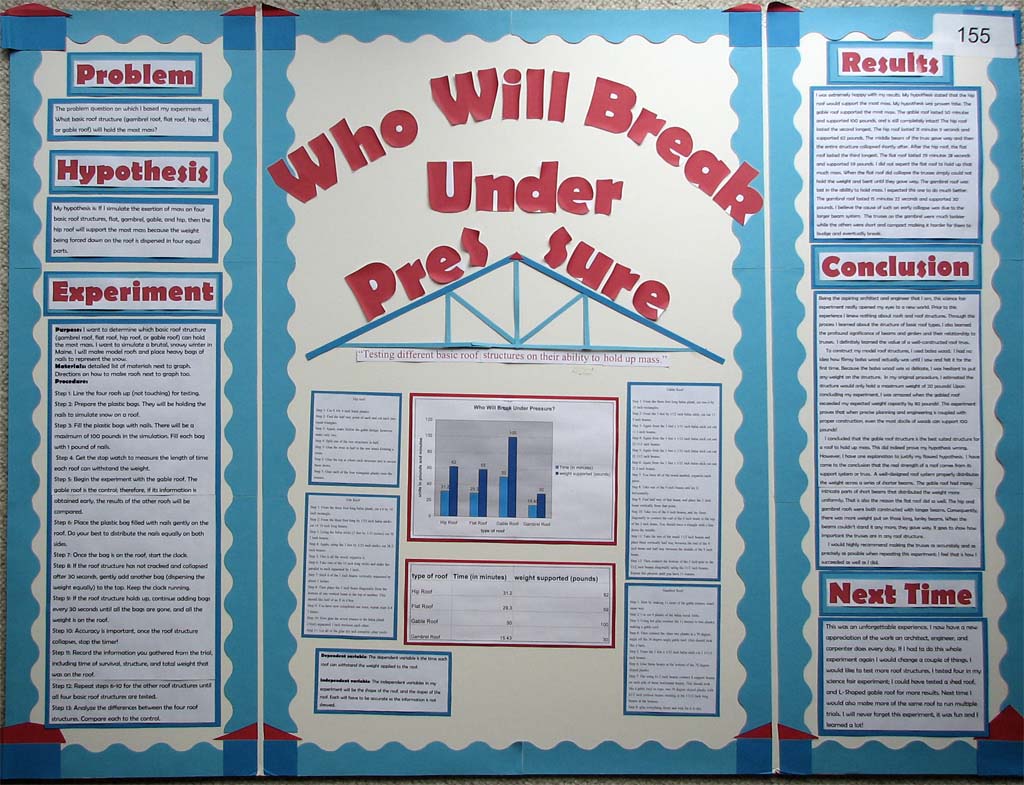 Science Fair Display Board