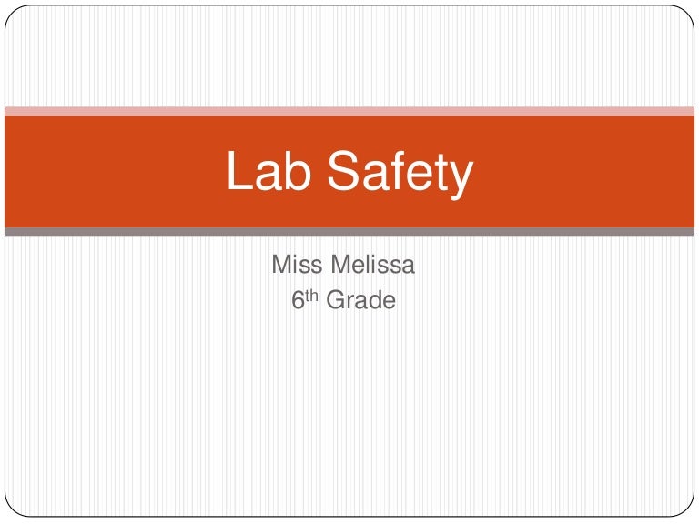 Science Lab Safety Rules Powerpoint