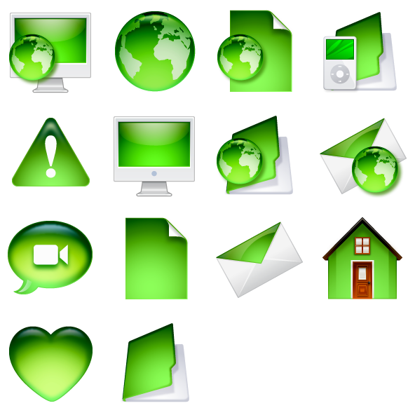 Search Icon Green