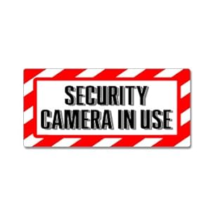 Security Camera Signs Warning