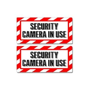 Security Camera Signs Warning