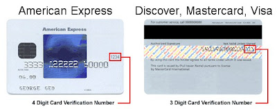 Security Code American Express