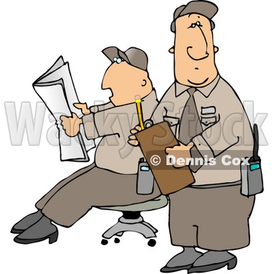 Security Guard Cartoon Images