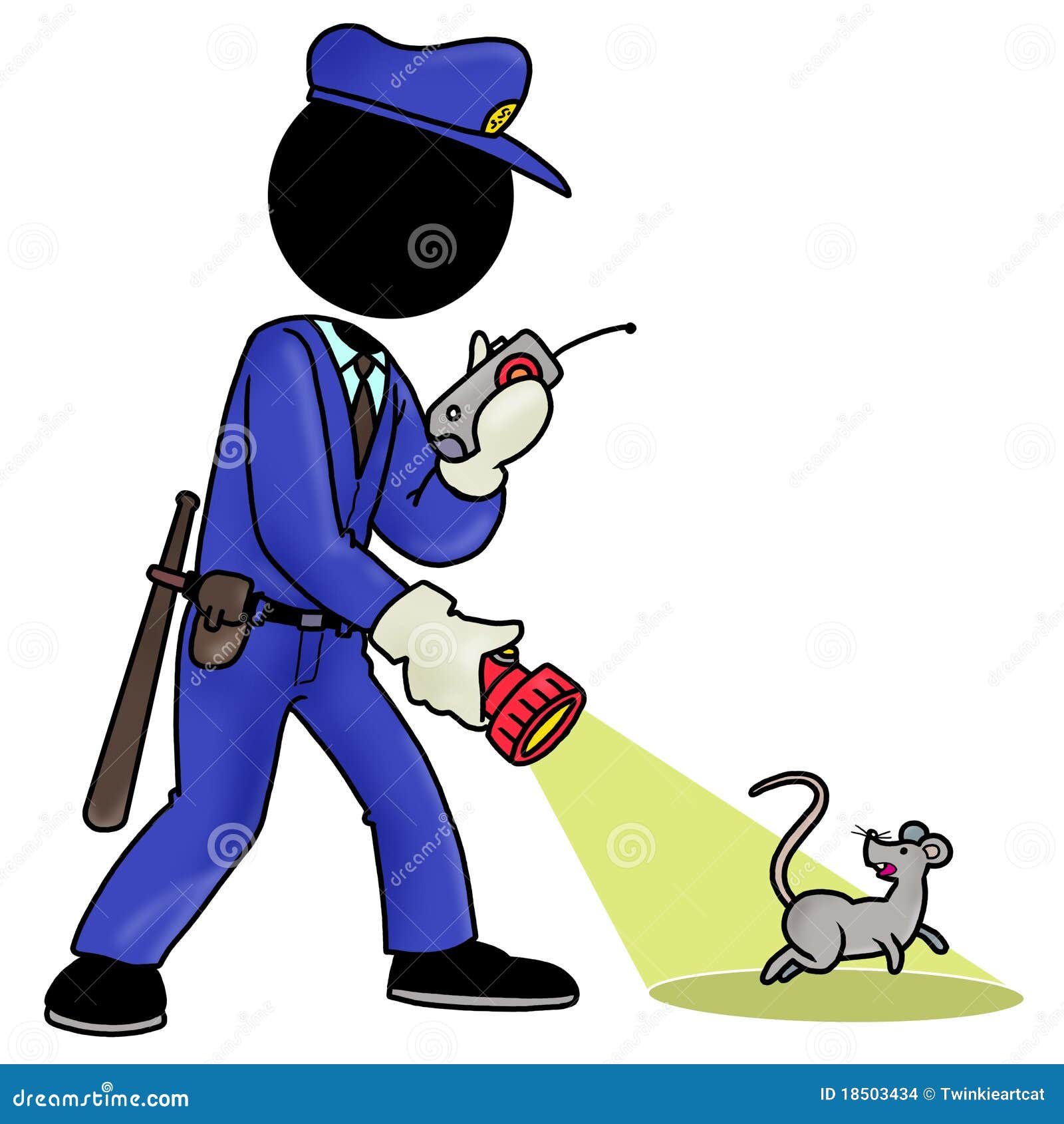 Security Guard Cartoon Pictures