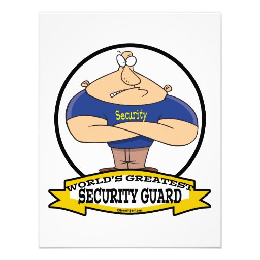 Security Guard Cartoon Pictures