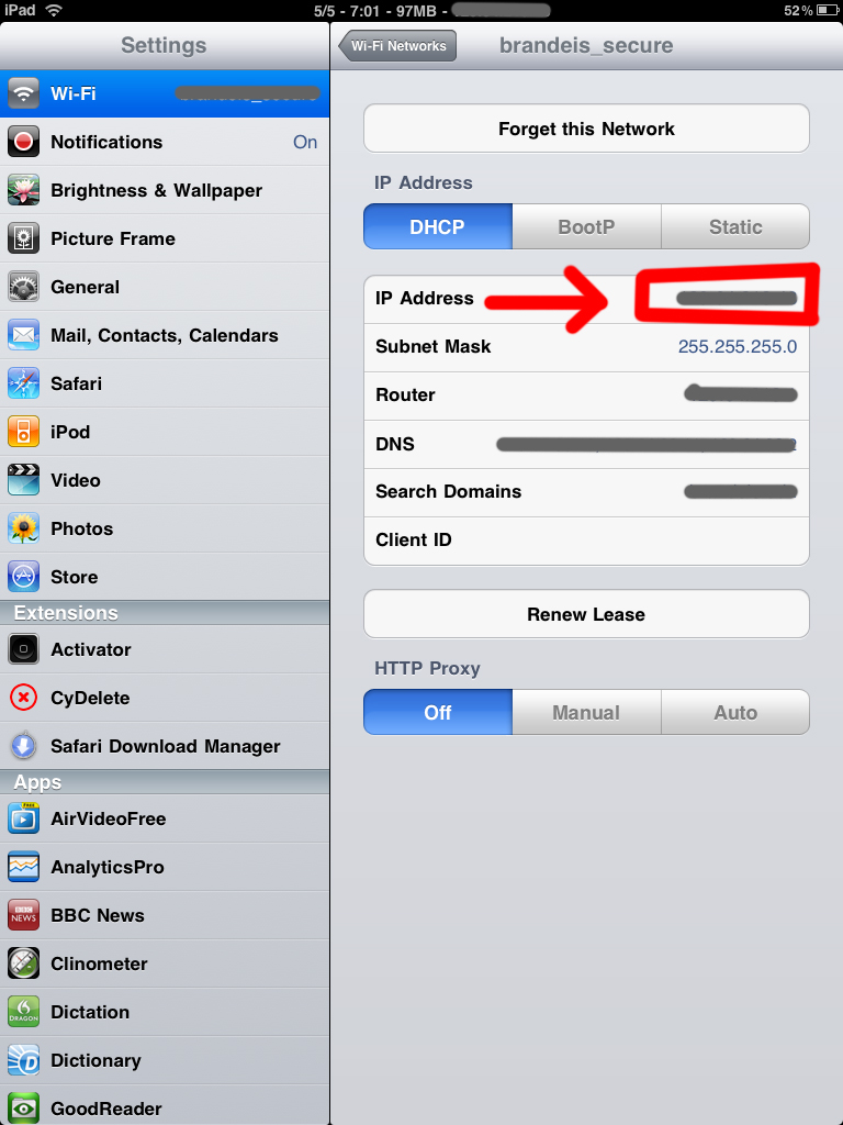 Settings App On Ipad