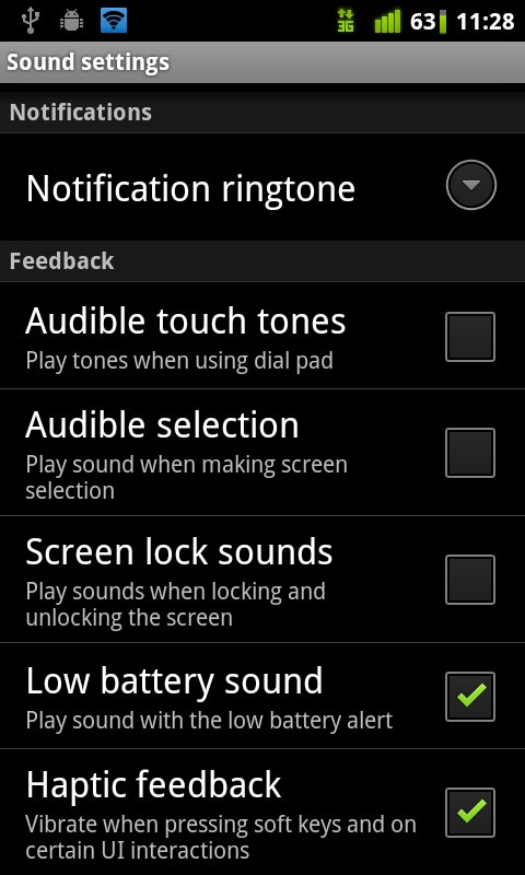 Settings Button Android