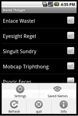 Settings Button Android