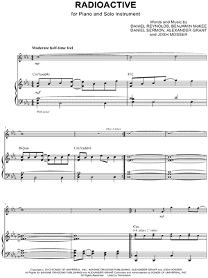 Sheet Music Radioactive