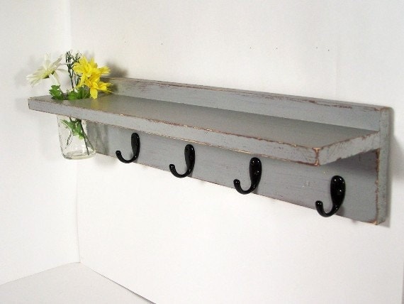 Shelves With Hooks For Coats