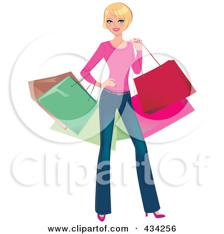 Shopping Bags Clipart