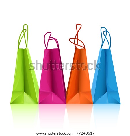 Shopping Bags Vector Download