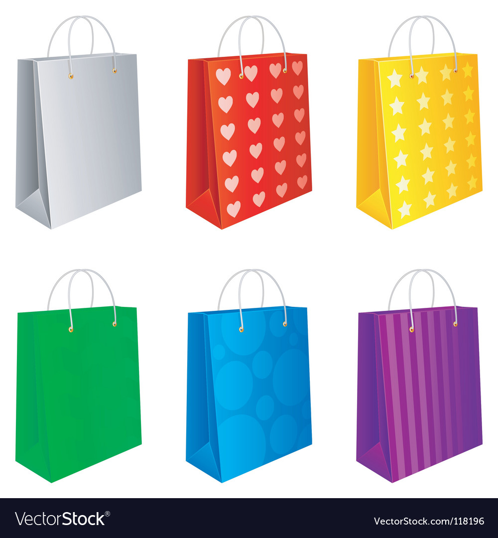 Shopping Bags Vector Free