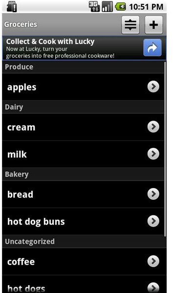 Shopping List App Android